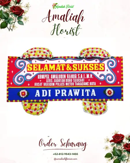 Papan Bunga Ucapan Selamat Banjarmasin Timur